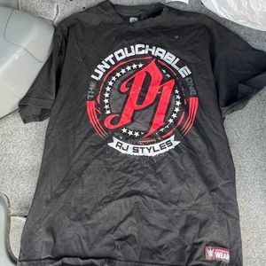 AJ Styles Shirt Mens XL WWE Untouchable Hard To Follow